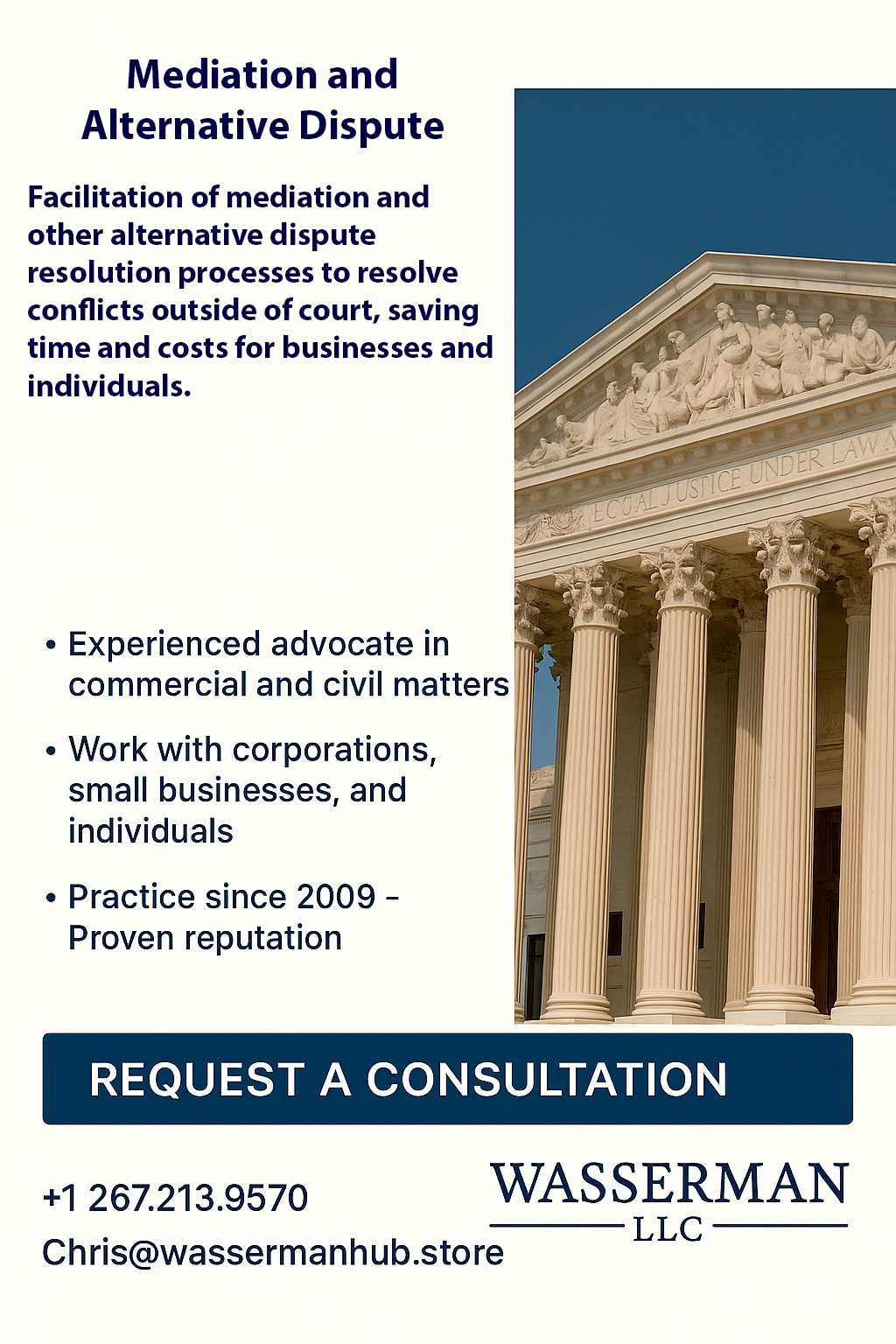 Mediation and Alternative Dispute Resolution
